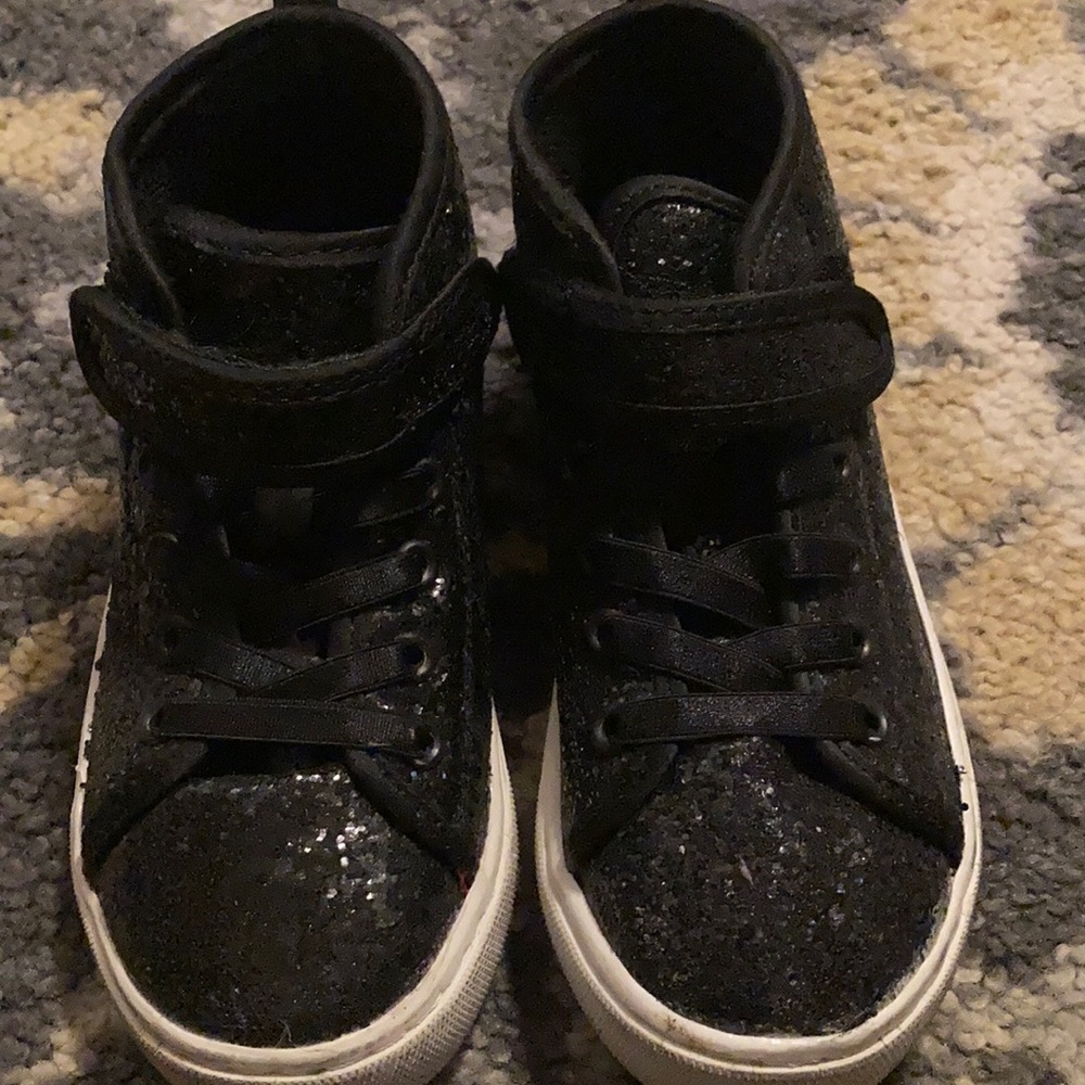 Glitter high top sandals